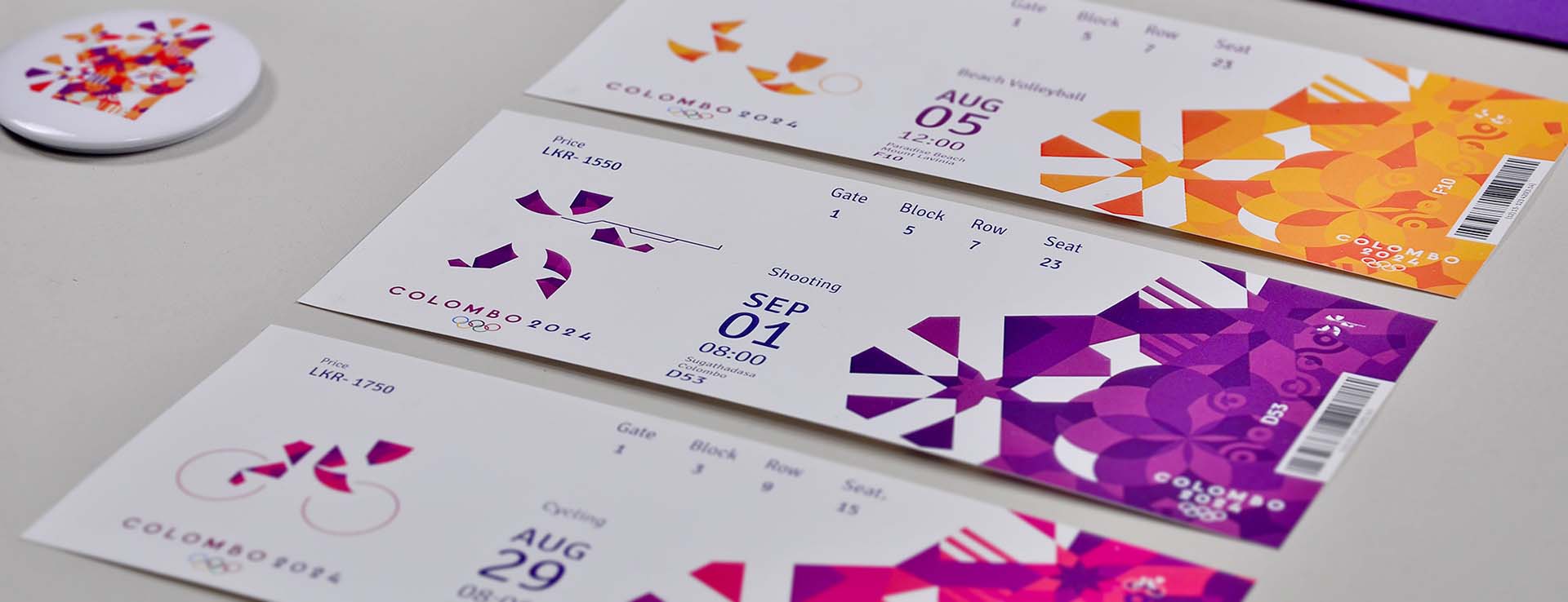 斯里蘭卡科倫坡2024年申奧“夢(mèng)幻幾何圖案”風(fēng)品牌視覺(jué)形象設(shè)計(jì)欣賞