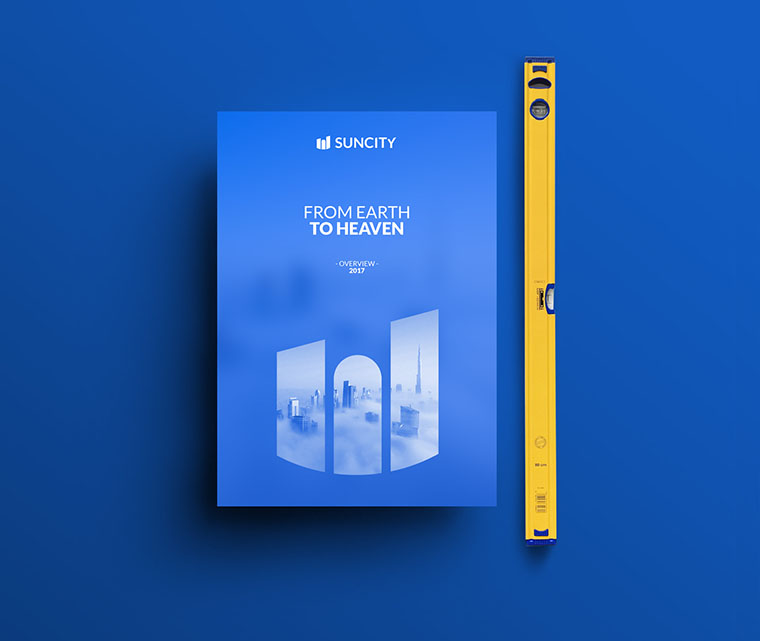 幾何圖形風(fēng)格SUNCITY 建筑施工公司VI設(shè)計(jì)-畫(huà)冊(cè)封面設(shè)計(jì)-上海VI設(shè)計(jì)公司