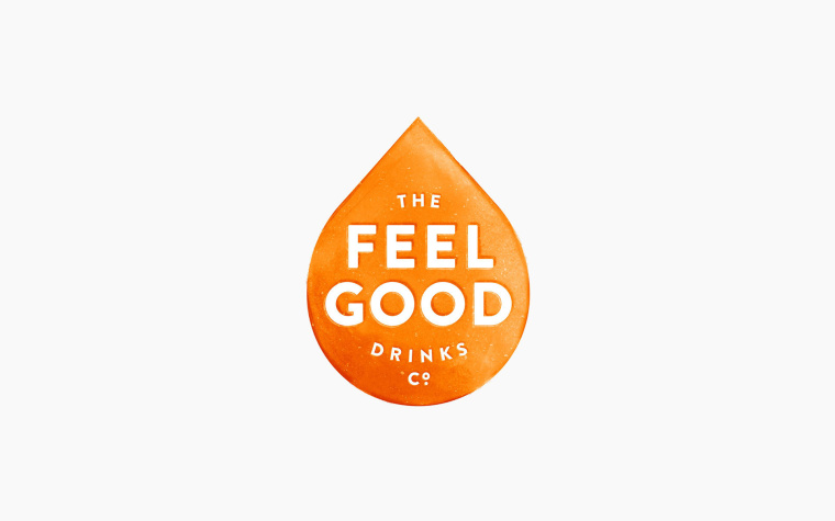 純凈自然風(fēng)格 Feel Good 果汁飲料包裝-logo