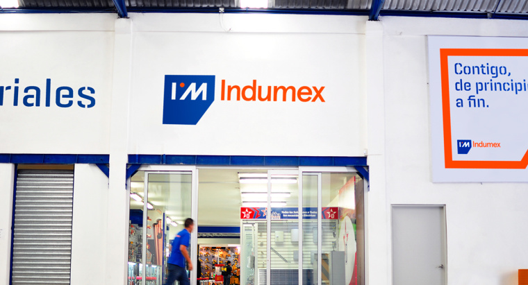 強烈的對比色品牌視覺案例——Indumex-五金店品牌視覺VI設計
