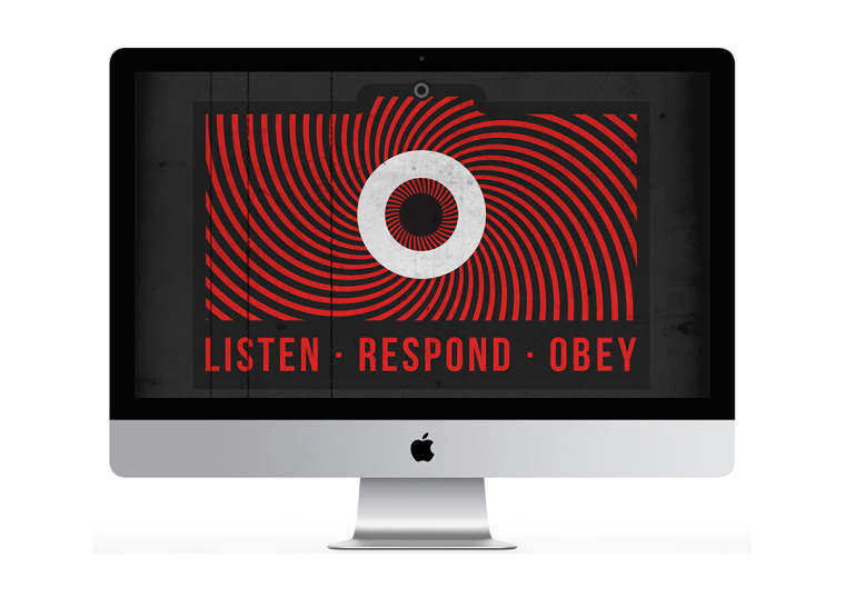 壓抑而痛苦的《一九八四》循環(huán)動(dòng)態(tài)海報(bào)設(shè)計(jì)-上海海報(bào)設(shè)計(jì)公司