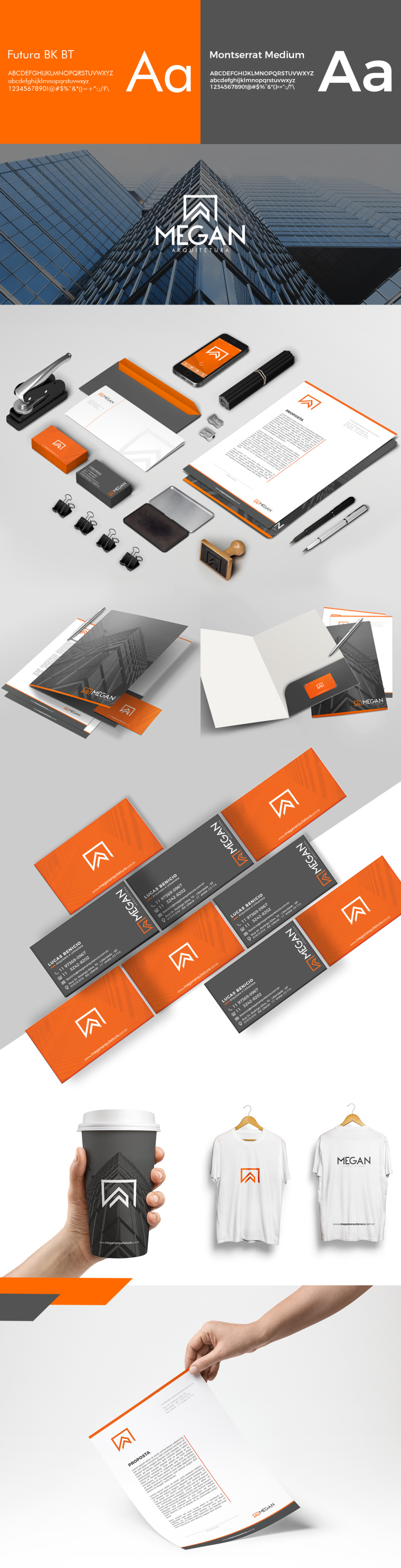 MEGAN建筑公司企業(yè)VI形象設(shè)計(jì)