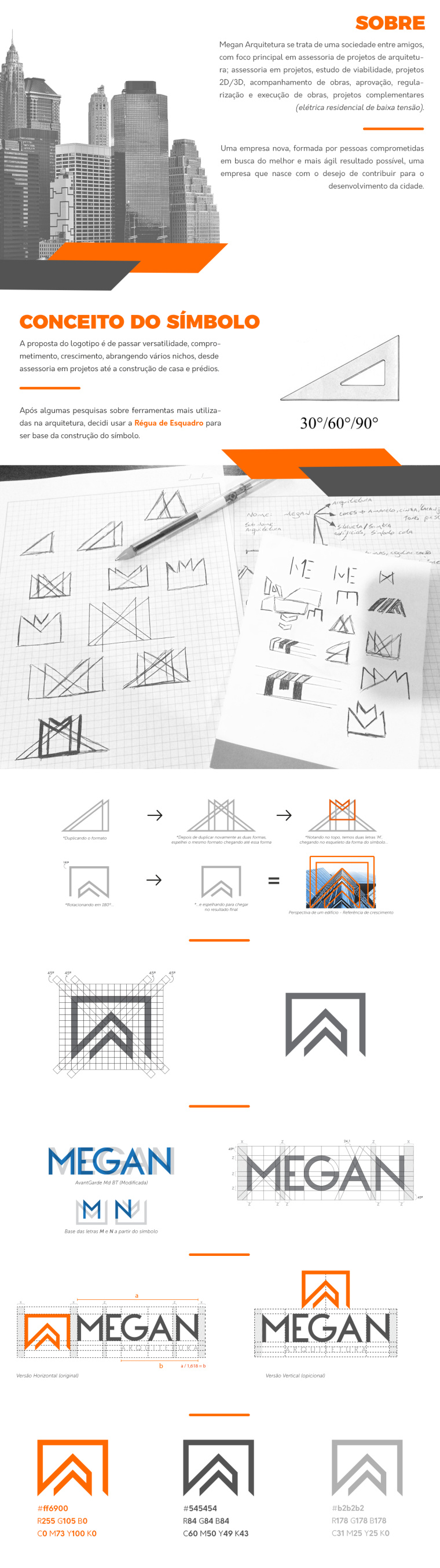 MEGAN建筑公司企業(yè)VI形象設(shè)計(jì)-標(biāo)志設(shè)計(jì)
