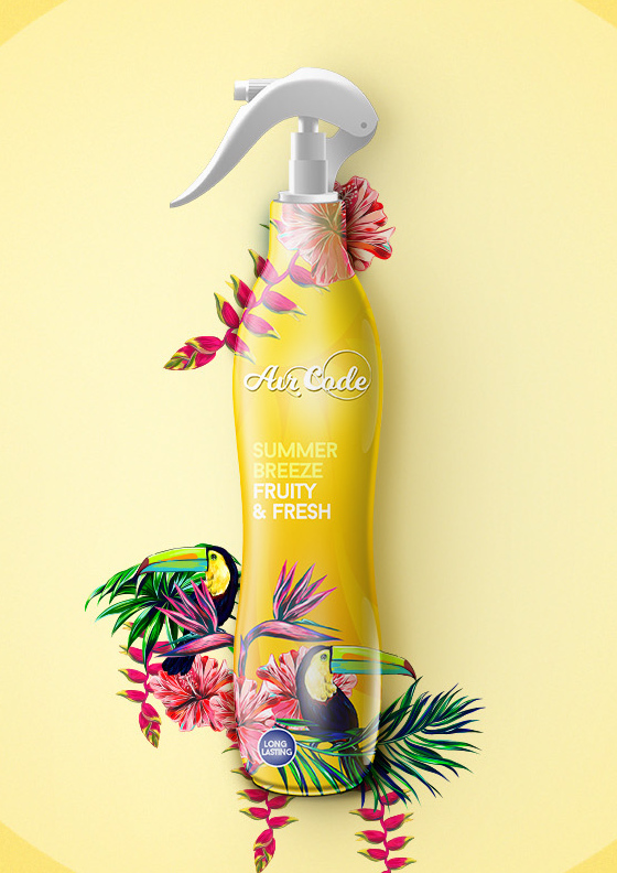 Air Code 空氣清新劑包裝設(shè)計花鳥插畫篇-上海包裝設(shè)計公司 Air Code 空氣清新劑包裝設(shè)計花鳥插畫篇-上海包裝設(shè)計公司