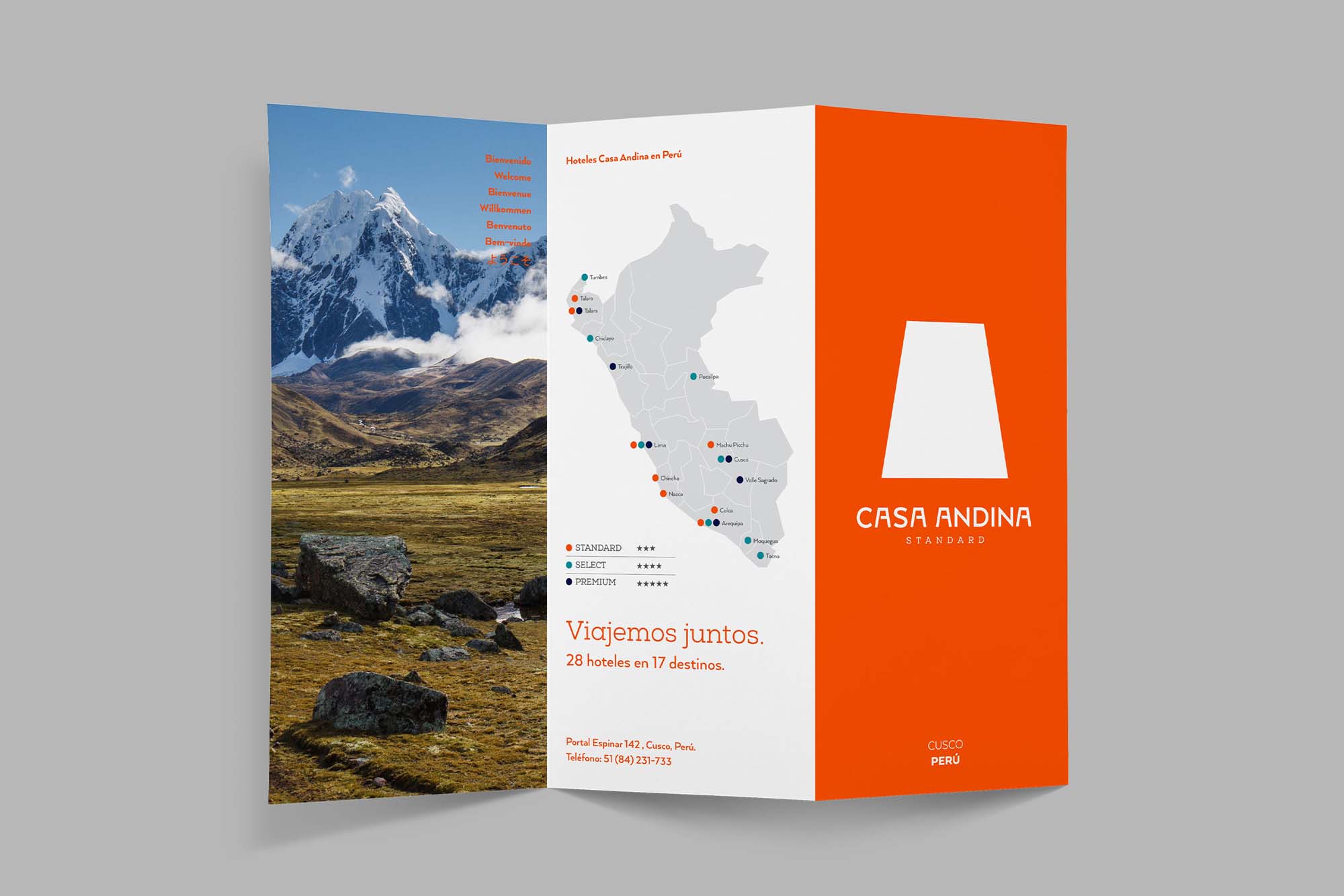 簡(jiǎn)約幾何圖形標(biāo)志及vi設(shè)計(jì)-Casa Andina旅游文化產(chǎn)業(yè)新品牌形象設(shè)計(jì)