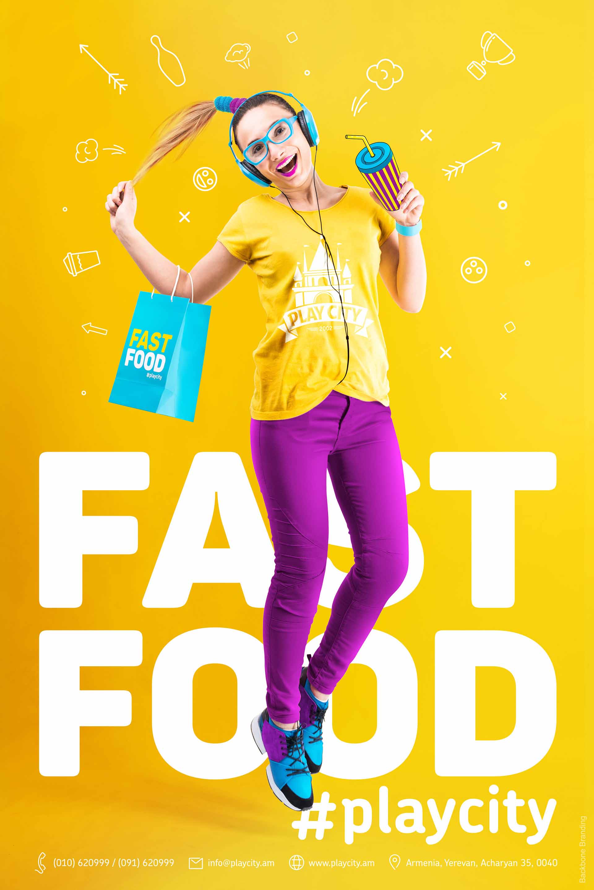 矢量圖畫(huà)風(fēng)格Play City 娛樂(lè)公園vi形象設(shè)計(jì)——展現(xiàn)游戲與現(xiàn)實(shí)交融