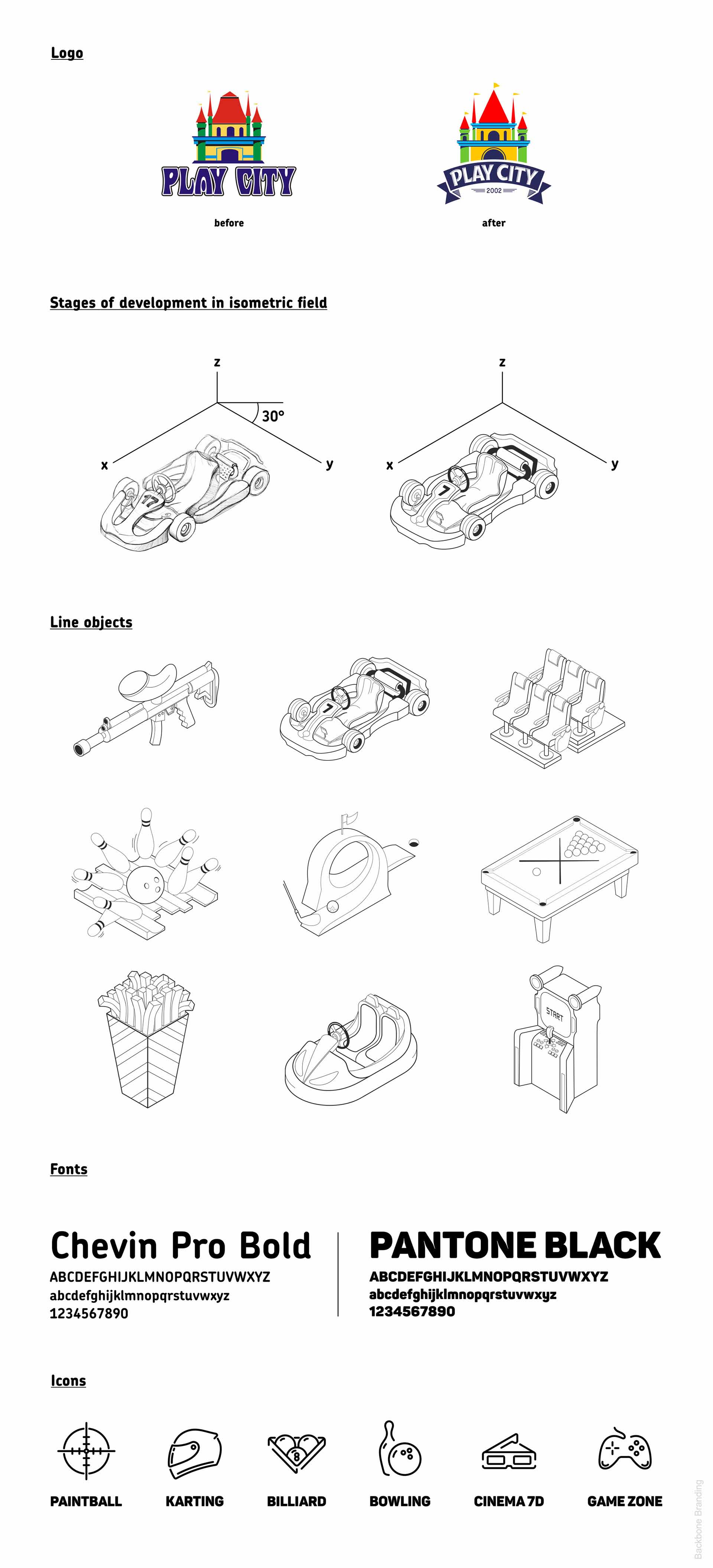 矢量圖畫(huà)風(fēng)格Play City 娛樂(lè)公園vi形象設(shè)計(jì)——展現(xiàn)游戲與現(xiàn)實(shí)交融