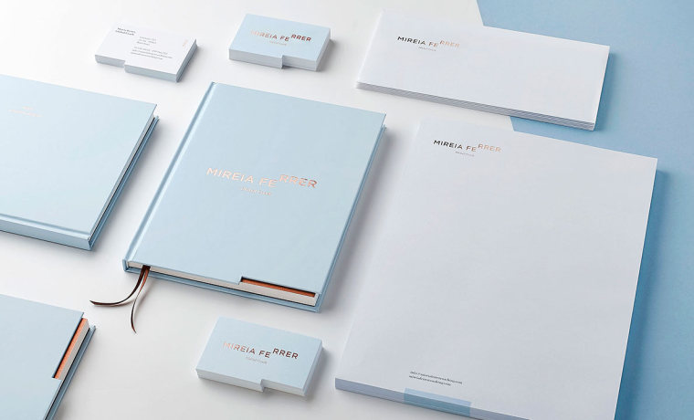 尊貴而優(yōu)雅的生活教練Mireia Ferrer品牌VI形象設(shè)計