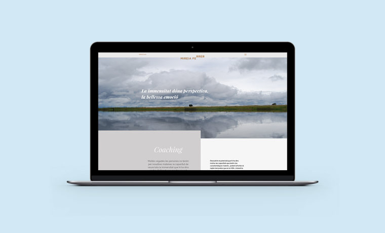 尊貴而優(yōu)雅的生活教練Mireia Ferrer品牌VI形象設(shè)計-網(wǎng)站設(shè)計