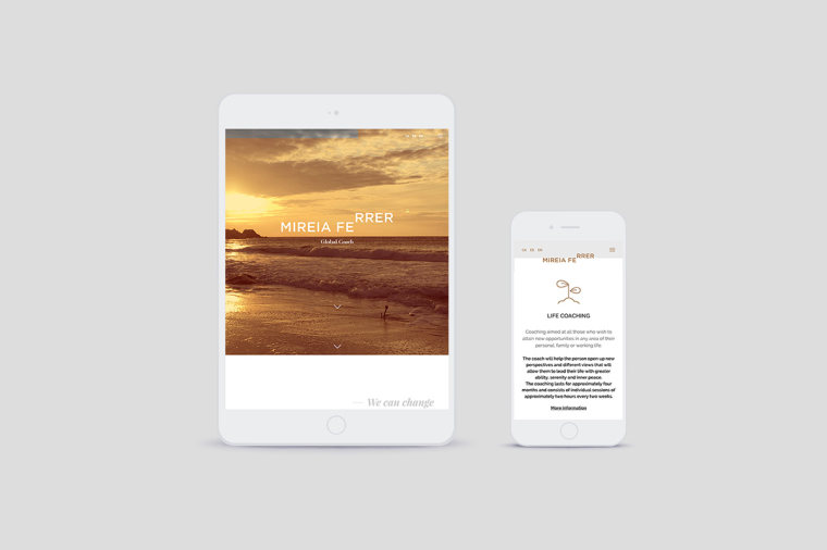 尊貴而優(yōu)雅的生活教練Mireia Ferrer品牌VI形象設(shè)計-網(wǎng)站設(shè)計
