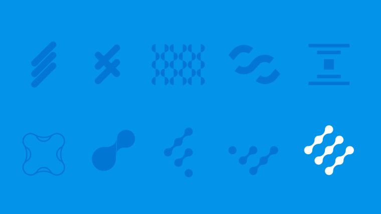 以藥滴、基因、細胞為靈感的GHDDI全球健康藥物研究所logo設計