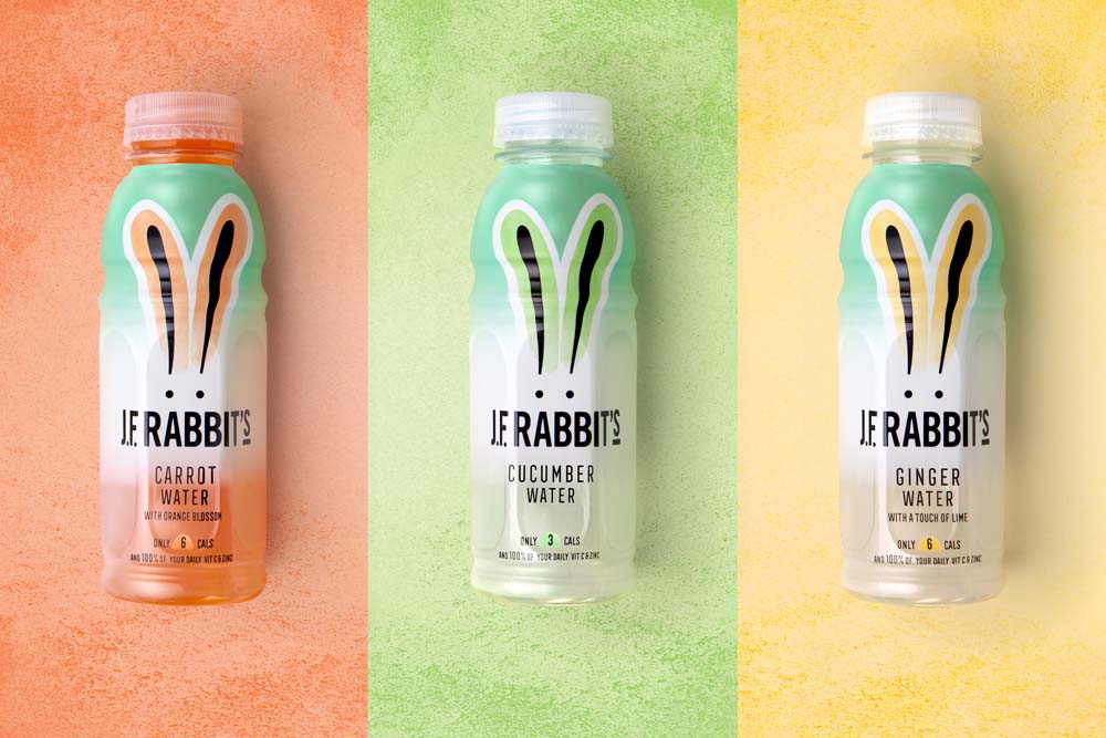 可愛俏皮的J.F. Rabbit''''''''''''''''s植物蔬菜飲料包裝設(shè)計(jì)