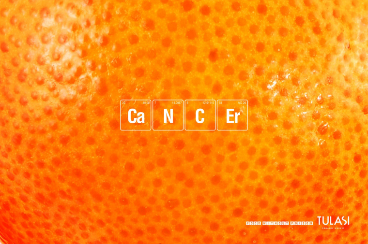 巴西Tulasi有機農(nóng)產(chǎn)品超市市場平面宣傳創(chuàng)意廣告設(shè)計“無毒食品”篇-橙子