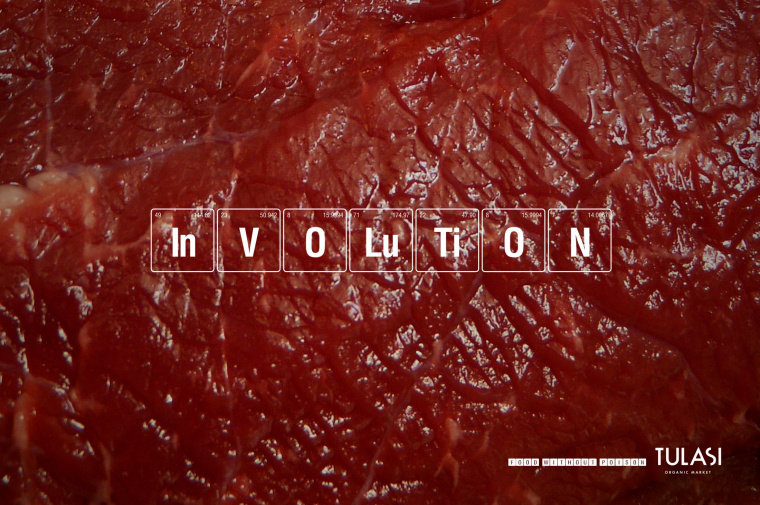 巴西Tulasi有機農(nóng)產(chǎn)品超市市場平面宣傳創(chuàng)意廣告設(shè)計“無毒食品”篇-肉