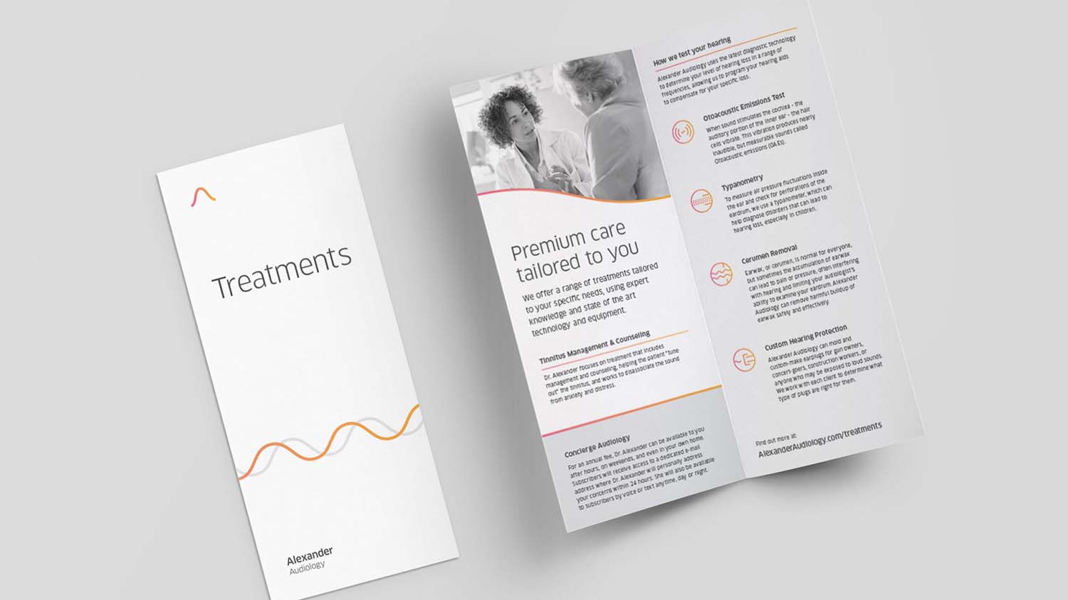 Alexander 聽力訓練醫(yī)療機構(gòu)品牌VI設(shè)計-極致簡潔線性設(shè)計