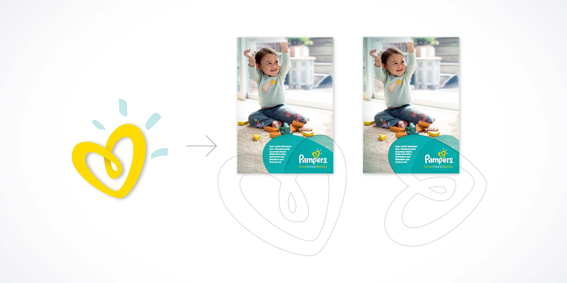 幫寶適嬰兒尿布品牌logo包裝設(shè)計