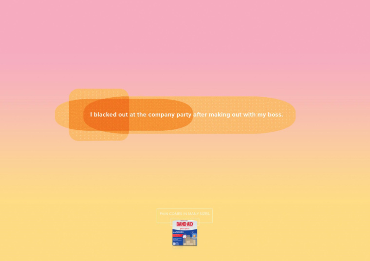 BAND-AID邦迪創(chuàng)可貼“大小補(bǔ)丁系列”產(chǎn)品平面創(chuàng)意廣告欣賞-派對篇 BAND-AID邦迪創(chuàng)可貼“大小補(bǔ)丁系列”產(chǎn)品平面創(chuàng)意廣告欣賞-派對篇