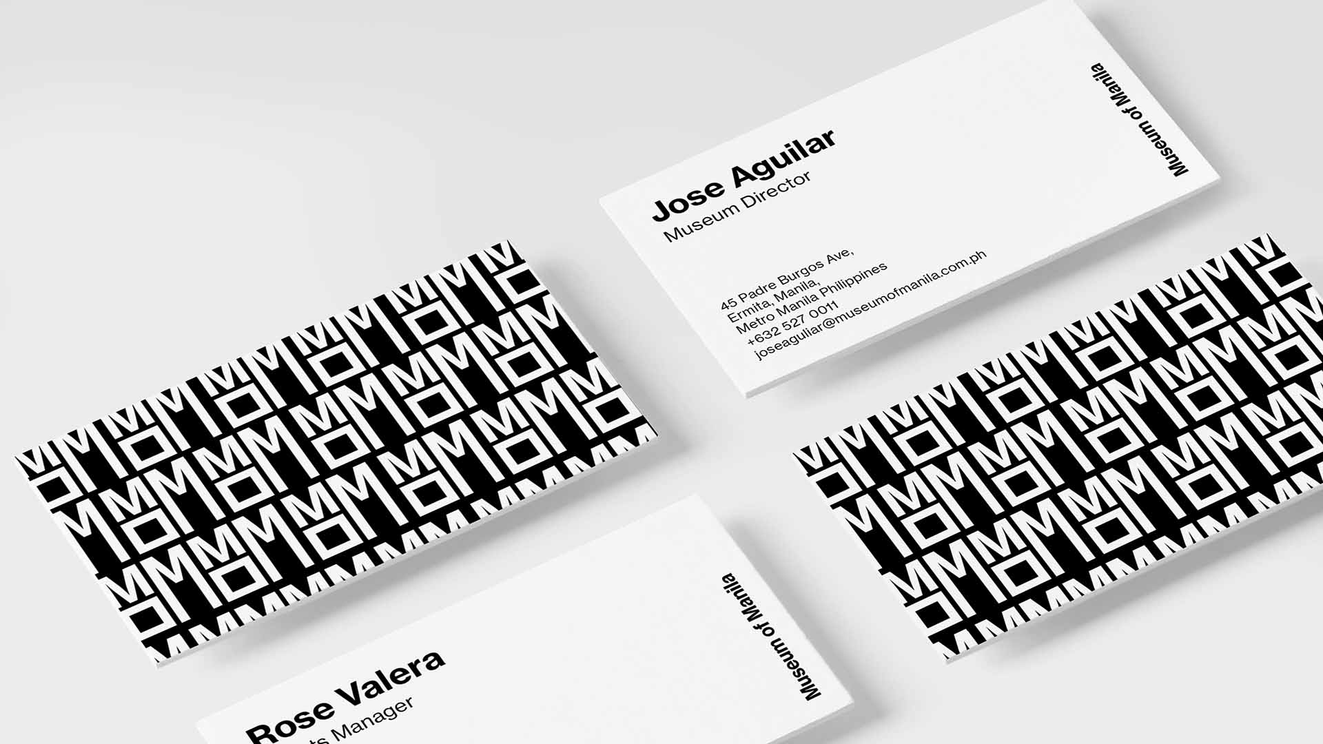 菲律賓馬尼拉博物館品牌視覺形象-VI設(shè)計-名片設(shè)計