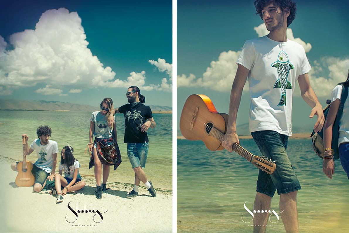 像素民族風(fēng)格Shabeeg亞美尼亞服裝品牌視覺設(shè)計(jì)