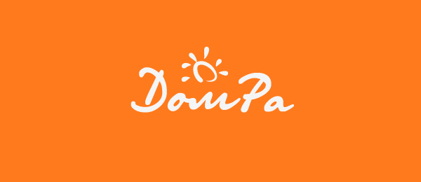 創(chuàng)意太陽logo設(shè)計(jì)靈感-DomRa電子商店商標(biāo)logo