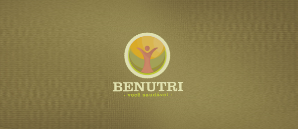 創(chuàng)意太陽logo設(shè)計(jì)靈感-食品店Logo Benutri