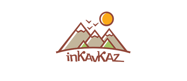 創(chuàng)意太陽logo設(shè)計(jì)靈感-旅行社在Kavkaz