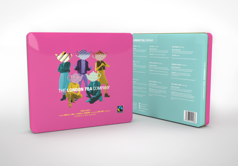 倫敦茶葉公司袋泡茶茶葉時(shí)尚禮盒包裝設(shè)計(jì)欣賞