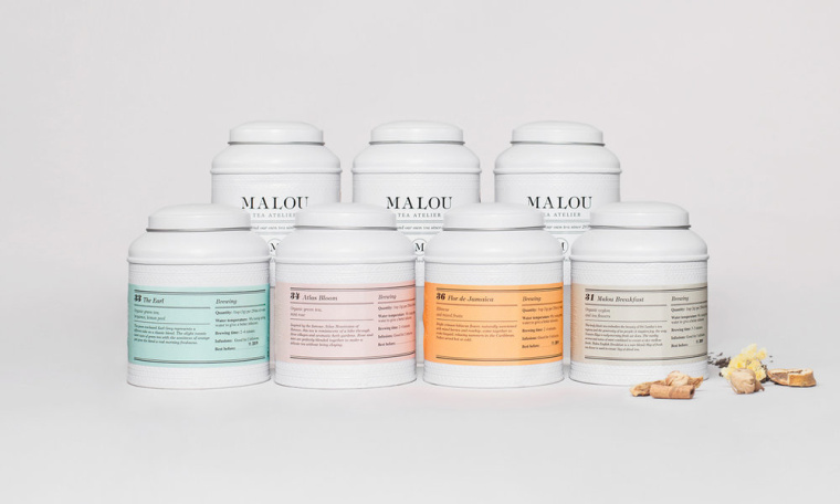 IT‘S TIME FOR TEA WITH MALOU TEA ATELIER茶葉包裝設(shè)計(jì)