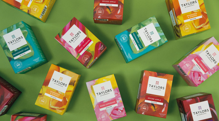 藝術家大衛(wèi)·貝茨的綠茶包裝設計作品