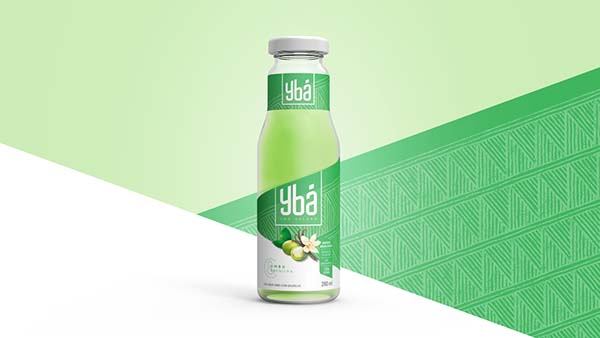 引用神話色彩和水果結(jié)合的Ybá冰茶飲料包裝設(shè)計(jì)欣賞