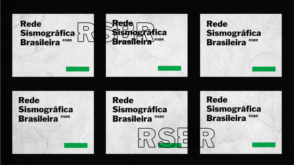 波浪線性風格標志設計VI設計- RSBR巴西地震網(wǎng)絡站品牌形象重塑