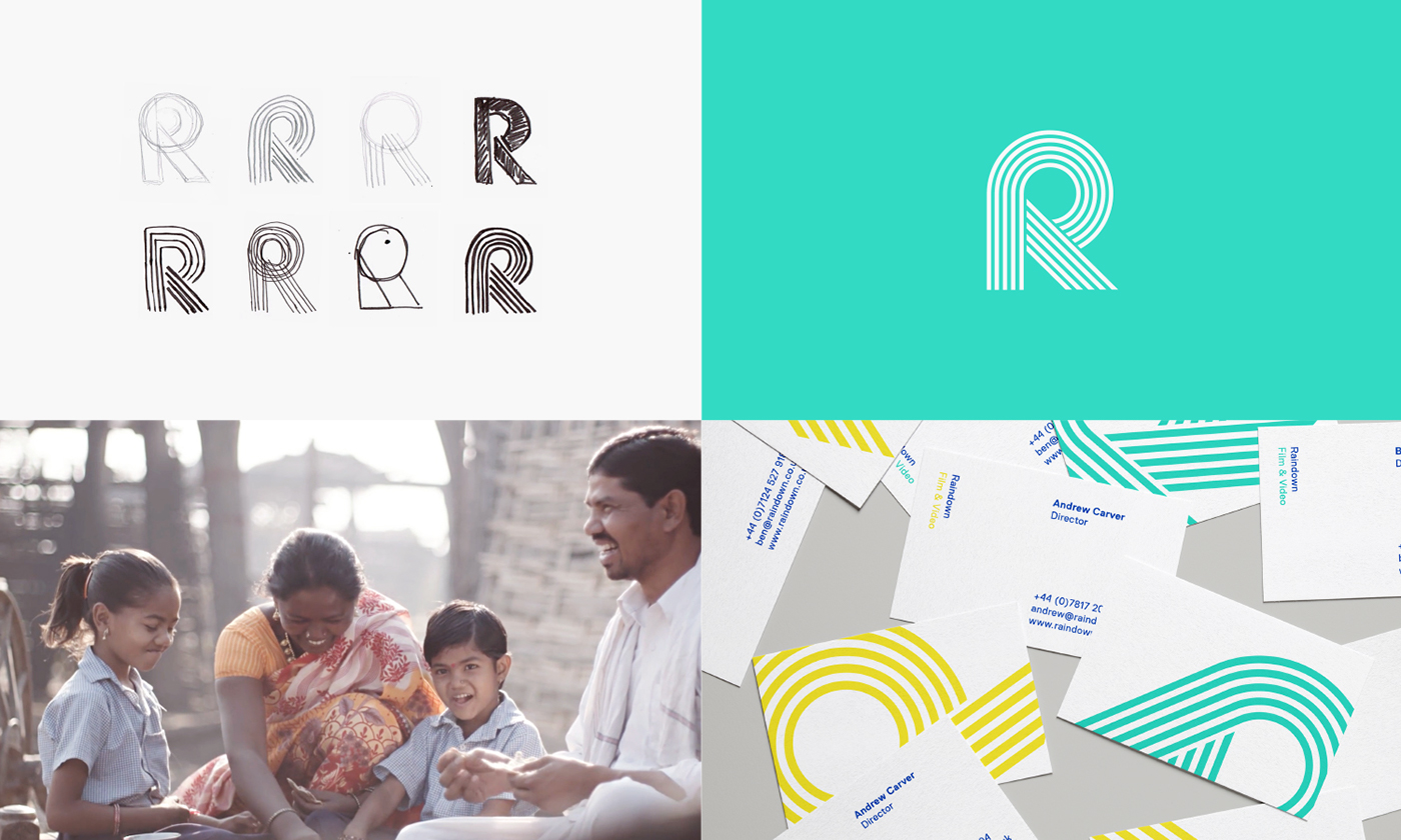 Raindown電影工作室標(biāo)志設(shè)計品牌形象設(shè)計