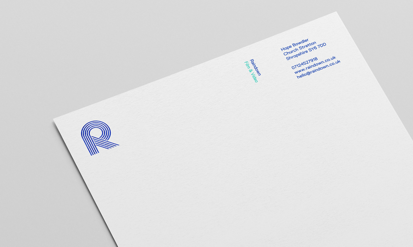 Raindown電影工作室標(biāo)志設(shè)計品牌形象設(shè)計