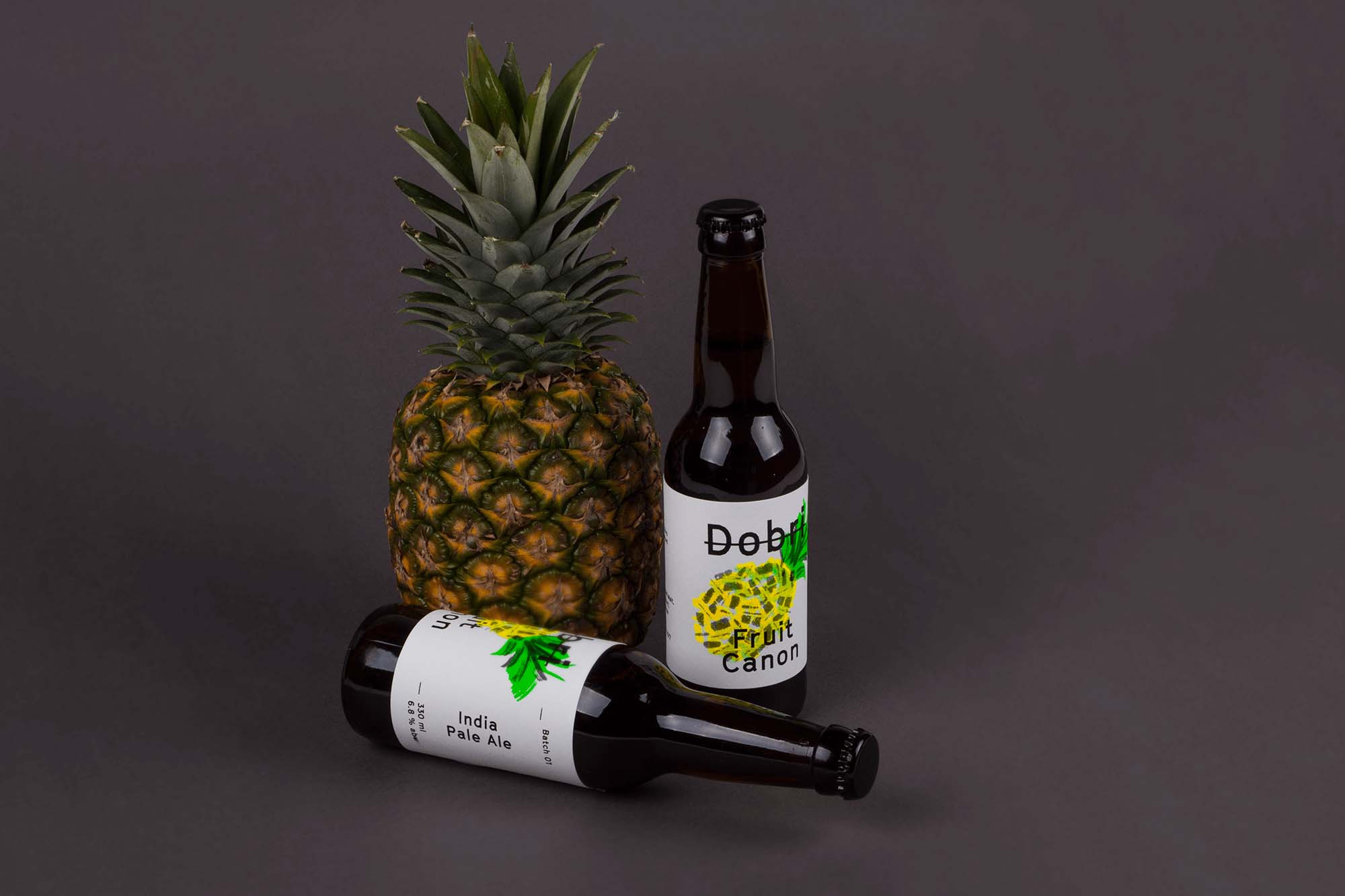 熒光涂鴉風(fēng)格Dobri啤酒包裝設(shè)計(jì)