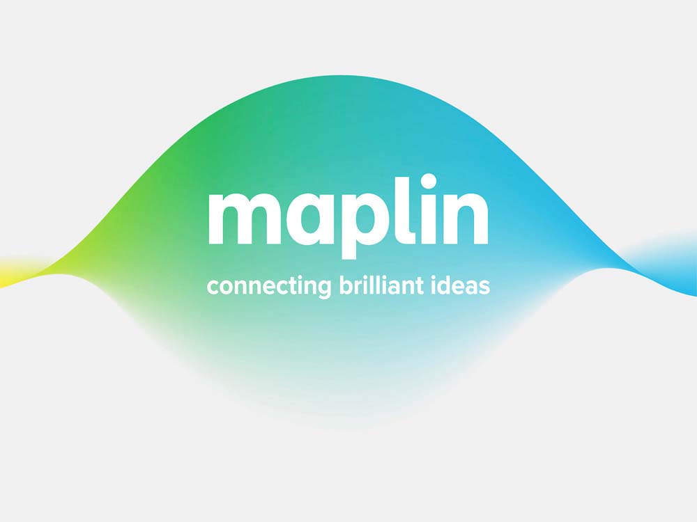 英國電子零售品牌Maplin動感漸變電子風(fēng)格標志設(shè)計與VI形象設(shè)計 英國電子零售品牌Maplin動感漸變電子風(fēng)格標志設(shè)計與VI形象設(shè)計