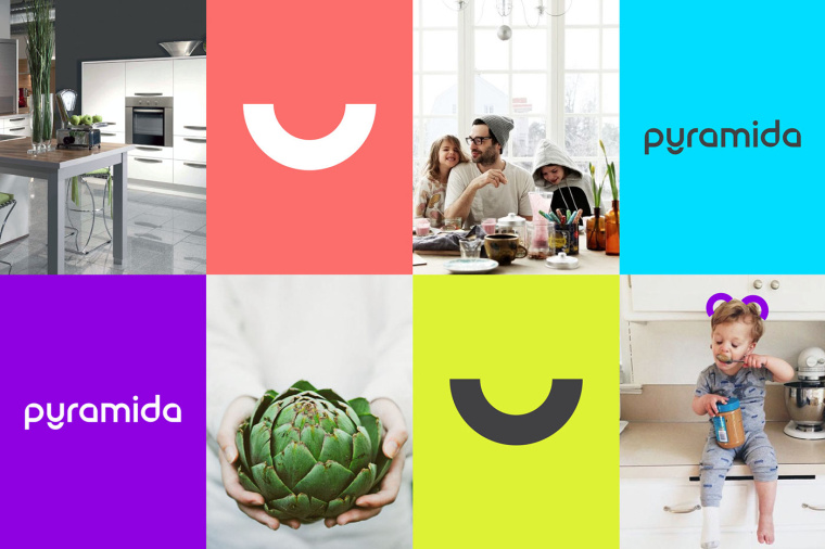 Pyramida 爐具灶具logo設(shè)計與時尚風格品牌VI形象設(shè)計-上海品牌設(shè)計公司