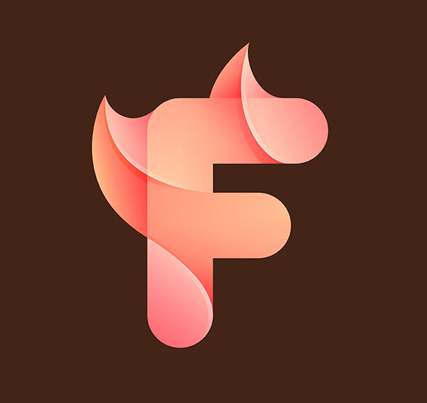 漸變膠印logo設(shè)計-2017年10個最受歡迎的或即將到來的logo設(shè)計趨勢-上海logo設(shè)計公司