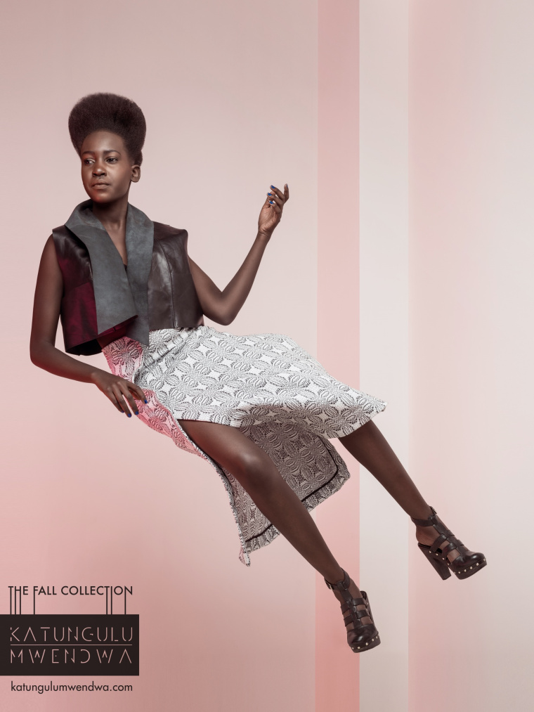 Katungulu 女性秋季系列時裝“下落的模特”服飾平面廣告創(chuàng)意賞析