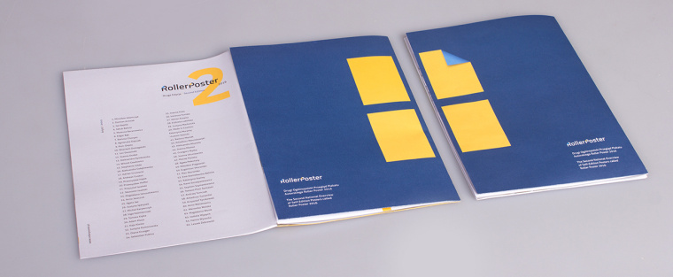 為波蘭海報(bào)展設(shè)計(jì)展做的多重化用途的宣傳冊(cè)