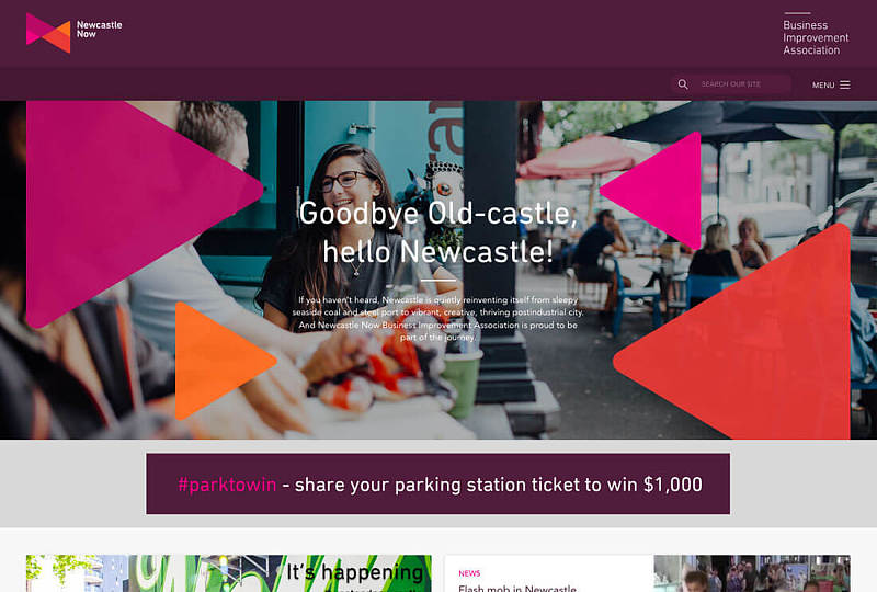 2018網(wǎng)站背景設(shè)計五大趨勢-1.圖像上的幾何圖案