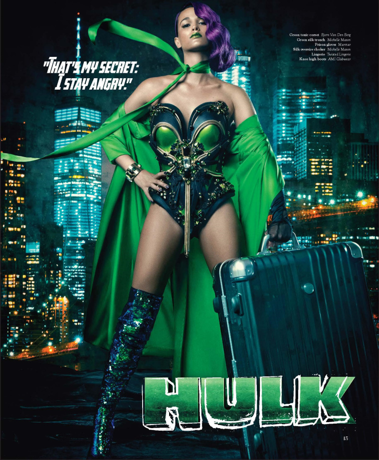 DESENO拉桿箱“女子超級(jí)英雄”系列平面廣告海報(bào)創(chuàng)意設(shè)計(jì)欣賞-綠巨人 DESENO拉桿箱“女子超級(jí)英雄”系列平面廣告海報(bào)創(chuàng)意設(shè)計(jì)欣賞-綠巨人