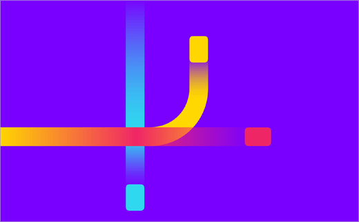 Hiyacar汽車共享平臺品牌形象設(shè)計-logo設(shè)計VI設(shè)計，完美的動態(tài)多彩漸變風(fēng)格