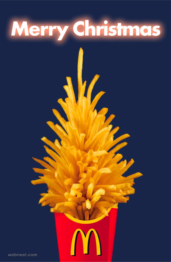 50張最佳圣誕節(jié)平面創(chuàng)意廣告海報佳作-上海廣告設(shè)計(jì)公司