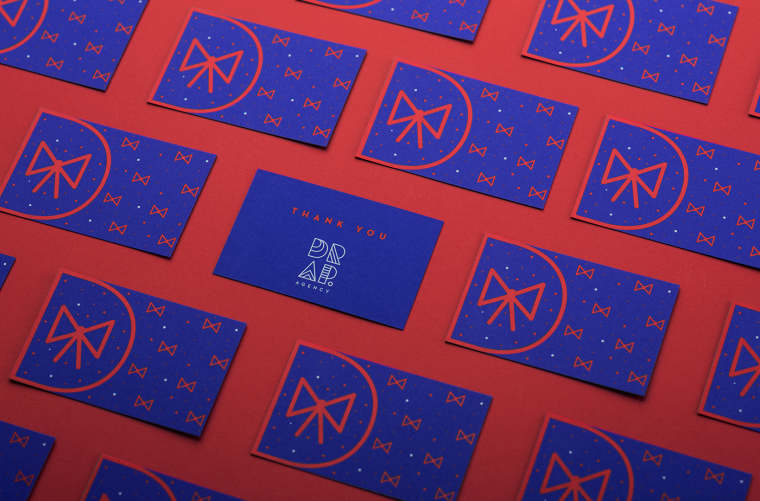 Drap廣告公司VI設(shè)計/公司視覺識別VI形象設(shè)計，極具吸引力的配色與線條插畫