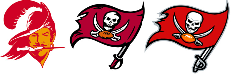 坦帕灣海盜隊標志設計更新
