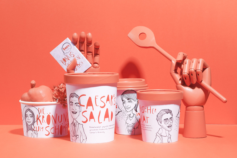 Sans 美食家人物插畫(huà)篇廚房手工調(diào)味品包裝設(shè)計(jì)－上海包裝設(shè)計(jì)公司