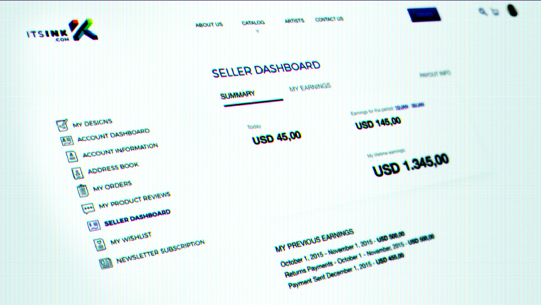 ITSINK 時(shí)尚電商網(wǎng)站logo設(shè)計(jì)－上海logo設(shè)計(jì)公司