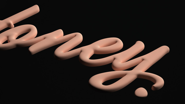 Jim Beam 蜂蜜徽標(biāo)logo設(shè)計(jì)-立體手寫字