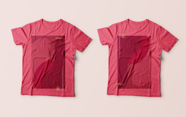 奢侈藝術風格冥想工作室Inhere公司logo設計VI設計-上海logo設計VI設計公司