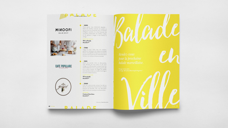 上海畫冊設計公司欣賞：美麗明黃色的黑蘋果雜志畫冊設計